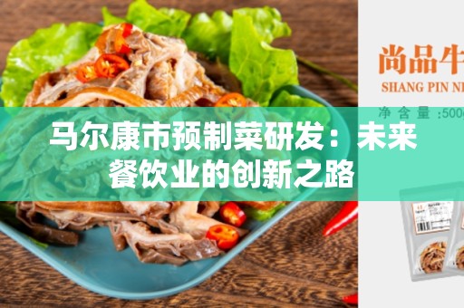马尔康市预制菜研发：未来餐饮业的创新之路