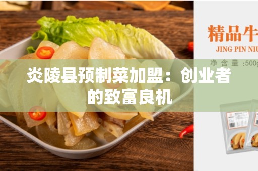 炎陵县预制菜加盟：创业者的致富良机