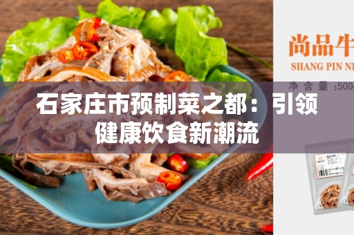 石家庄市预制菜之都：引领健康饮食新潮流