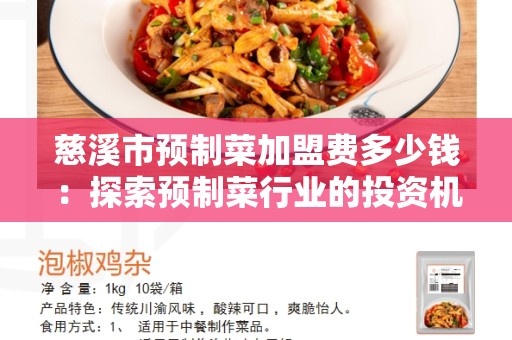 慈溪市预制菜加盟费多少钱：探索预制菜行业的投资机会