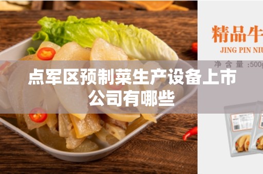 点军区预制菜生产设备上市公司有哪些