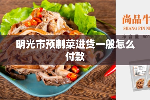 明光市预制菜进货一般怎么付款