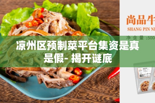 凉州区预制菜平台集资是真是假- 揭开谜底