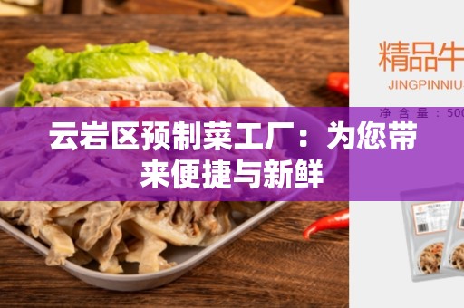 云岩区预制菜工厂：为您带来便捷与新鲜