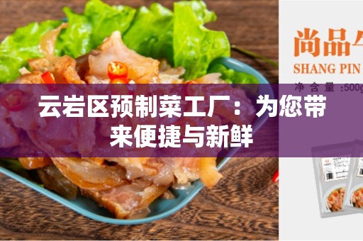 云岩区预制菜工厂：为您带来便捷与新鲜