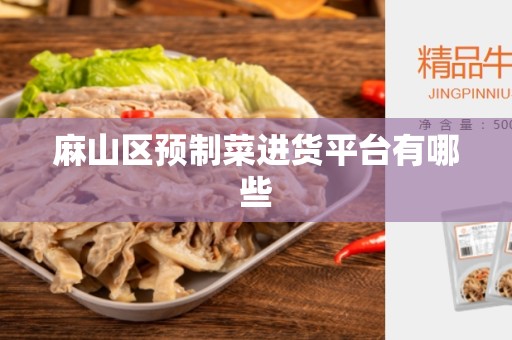 麻山区预制菜进货平台有哪些