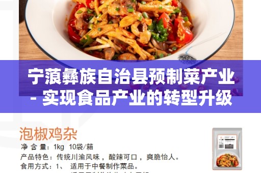 宁蒗彝族自治县预制菜产业- 实现食品产业的转型升级