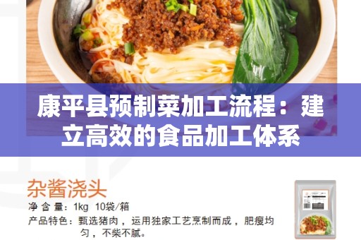 康平县预制菜加工流程：建立高效的食品加工体系