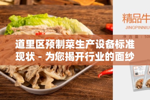 道里区预制菜生产设备标准现状 - 为您揭开行业的面纱