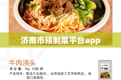 济南市预制菜平台app