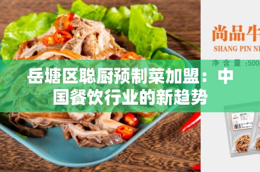 岳塘区聪厨预制菜加盟：中国餐饮行业的新趋势