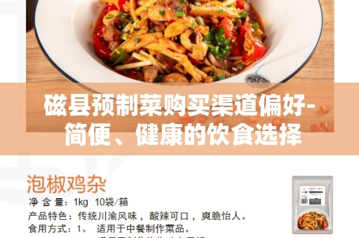 磁县预制菜购买渠道偏好- 简便、健康的饮食选择