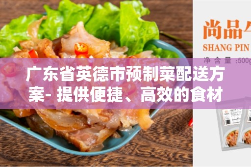 广东省英德市预制菜配送方案- 提供便捷、高效的食材配送服务