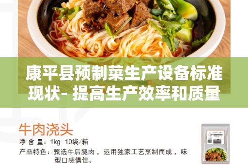 康平县预制菜生产设备标准现状- 提高生产效率和质量的关键