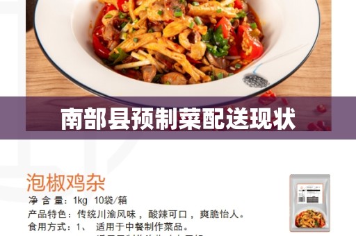 南部县预制菜配送现状