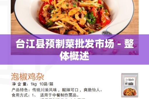 台江县预制菜批发市场 - 整体概述