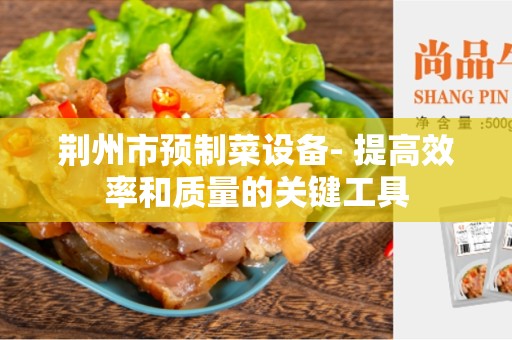 荆州市预制菜设备- 提高效率和质量的关键工具
