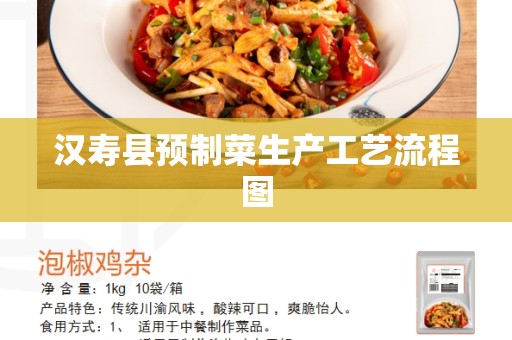 汉寿县预制菜生产工艺流程图