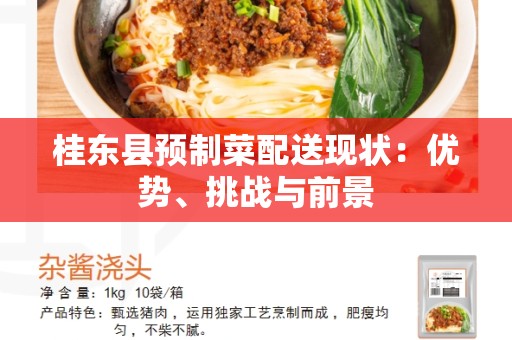 桂东县预制菜配送现状：优势、挑战与前景
