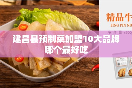 建昌县预制菜加盟10大品牌哪个最好吃