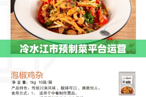 冷水江市预制菜平台运营