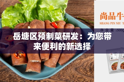 岳塘区预制菜研发：为您带来便利的新选择