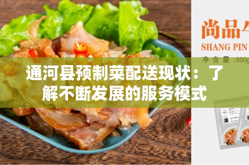 通河县预制菜配送现状：了解不断发展的服务模式