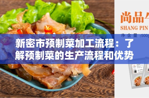 新密市预制菜加工流程：了解预制菜的生产流程和优势