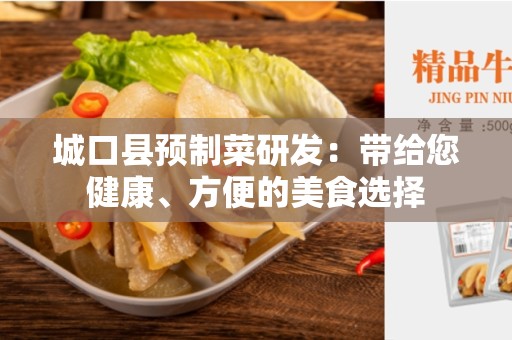 城口县预制菜研发：带给您健康、方便的美食选择