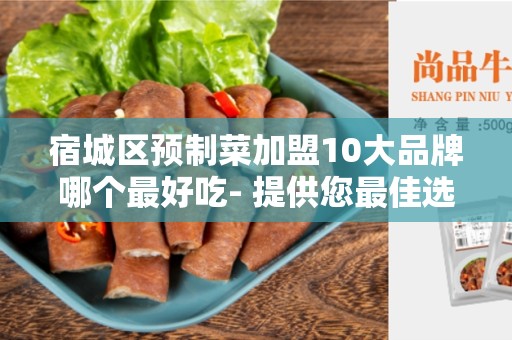 宿城区预制菜加盟10大品牌哪个最好吃- 提供您最佳选择的品牌