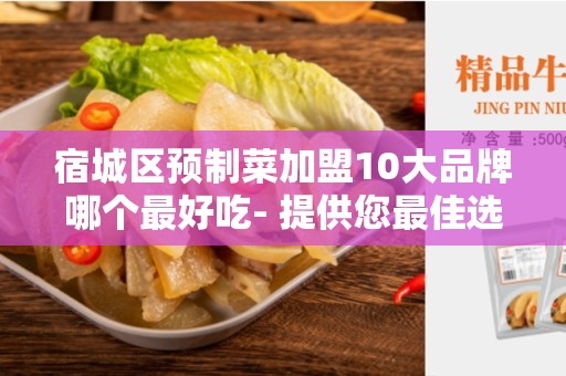 宿城区预制菜加盟10大品牌哪个最好吃- 提供您最佳选择的品牌