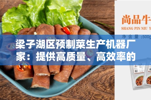 梁子湖区预制菜生产机器厂家：提供高质量、高效率的预制菜生产机器