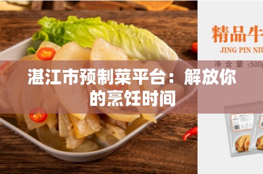 湛江市预制菜平台：解放你的烹饪时间