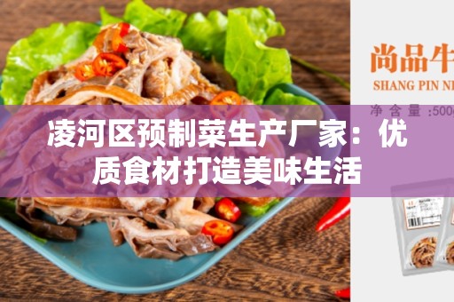 凌河区预制菜生产厂家：优质食材打造美味生活