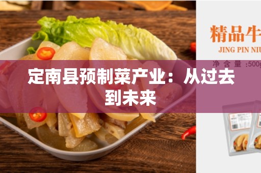 定南县预制菜产业：从过去到未来