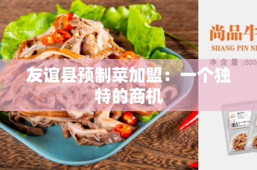 友谊县预制菜加盟：一个独特的商机