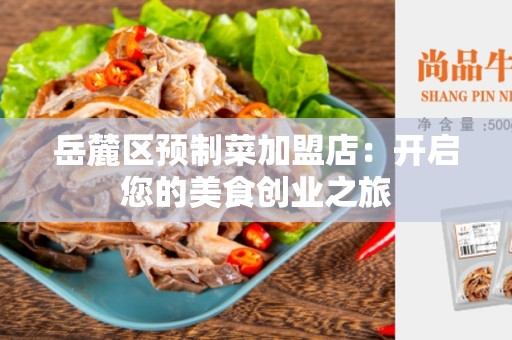 岳麓区预制菜加盟店：开启您的美食创业之旅