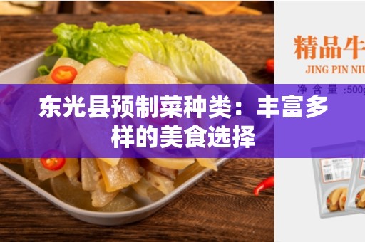 东光县预制菜种类：丰富多样的美食选择
