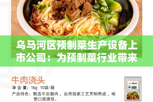 乌马河区预制菜生产设备上市公司：为预制菜行业带来革命性的技术进步