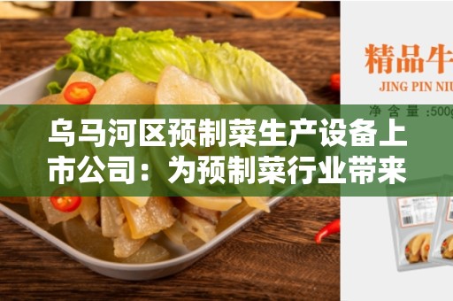 乌马河区预制菜生产设备上市公司：为预制菜行业带来革命性的技术进步