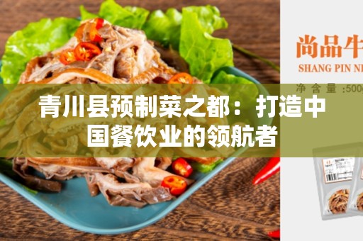 青川县预制菜之都：打造中国餐饮业的领航者