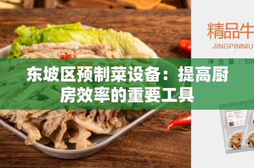 东坡区预制菜设备：提高厨房效率的重要工具