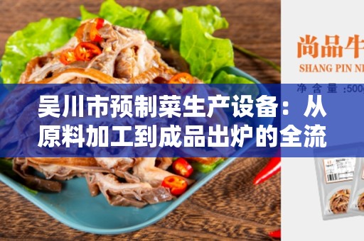 吴川市预制菜生产设备：从原料加工到成品出炉的全流程