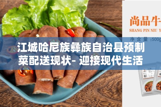 江城哈尼族彝族自治县预制菜配送现状- 迎接现代生活方式的变革