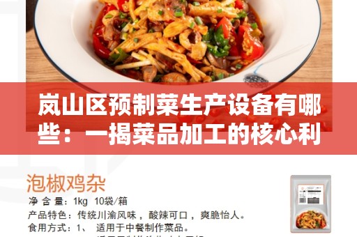 岚山区预制菜生产设备有哪些：一揭菜品加工的核心利器