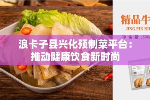 浪卡子县兴化预制菜平台：推动健康饮食新时尚