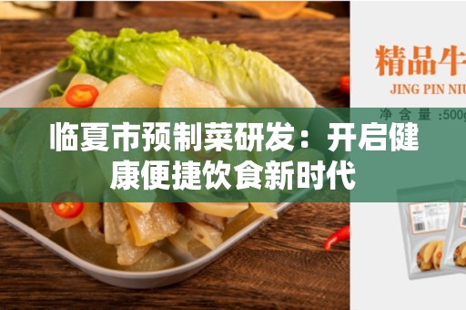 临夏市预制菜研发：开启健康便捷饮食新时代