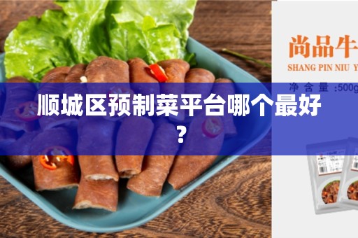 顺城区预制菜平台哪个最好？