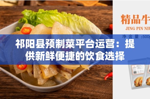 祁阳县预制菜平台运营：提供新鲜便捷的饮食选择