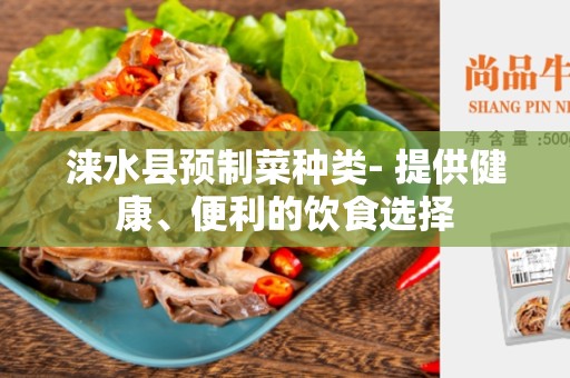 涞水县预制菜种类- 提供健康、便利的饮食选择